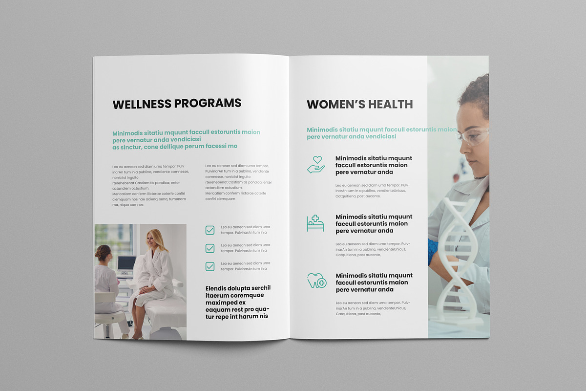 Healthcare Brochure Template, a Brochure Template by Pixelpick (Photo 6 of 9)