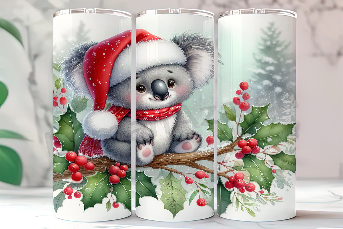 Santa Koala Tumbler PNG, an Arts & Entertainment Photo by LamanAzalea (Photo 1 of 2)