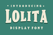 Lolita, a Serif Font by Fourteen Letter (Thumbnail 1 of 9)
