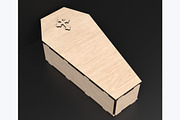 3D Coffin Box Laser Cutting Files, an Object Graphic by ThemeXDigital (Thumbnail 3 of 8)