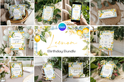 Main Squeeze Is One Birthday Bundle, a Templates & Theme by Digital_Mind (Thumbnail 1 of 8)