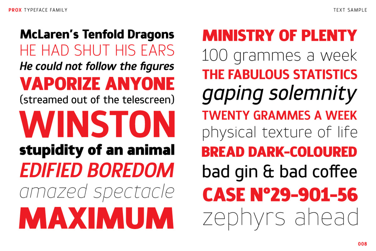 Prox, a Sans Serif Font by Typogama (Photo 8 of 15)