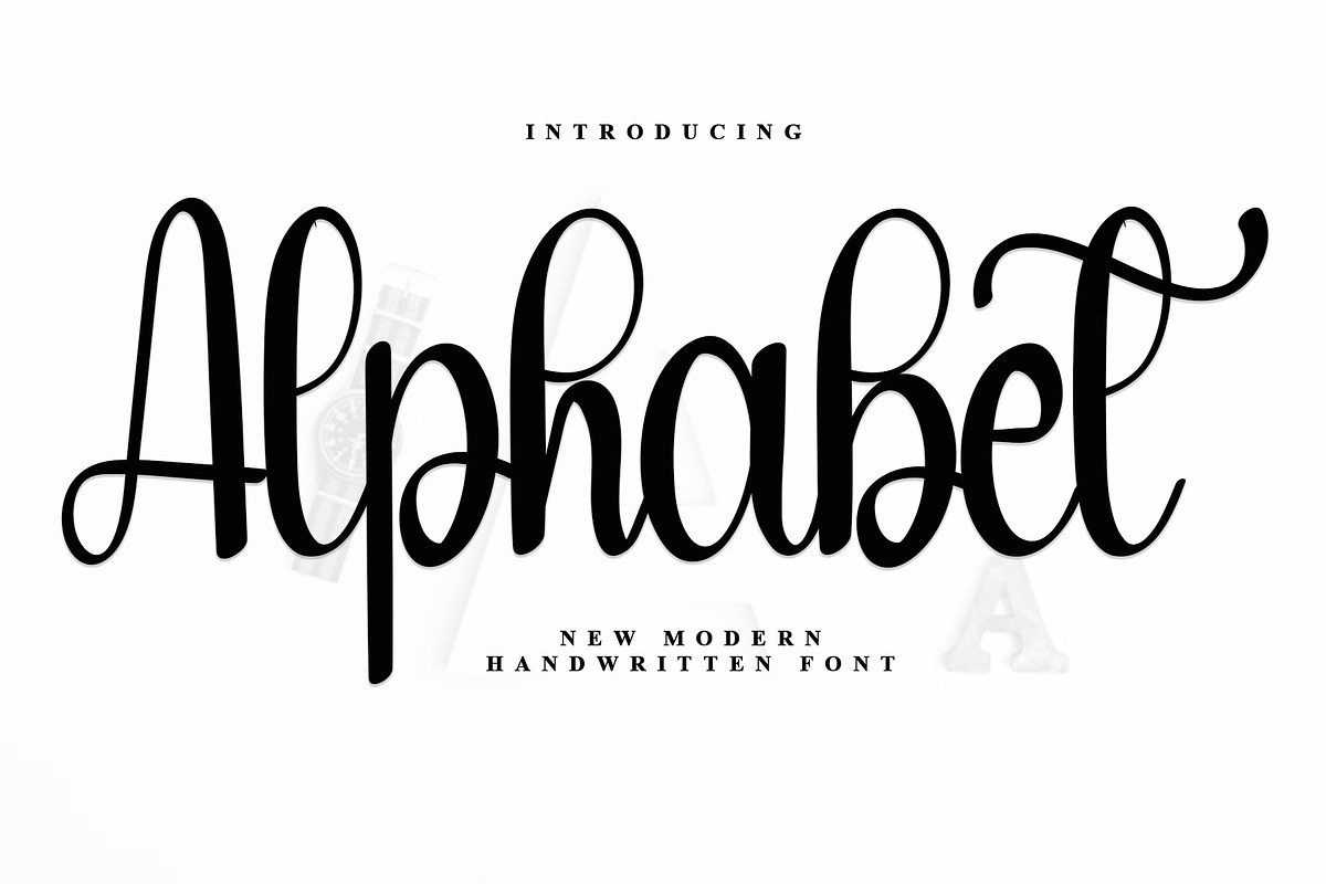 Alphabet, a Handwritten Font by InermediaSTUDIO (Photo 1 of 7)