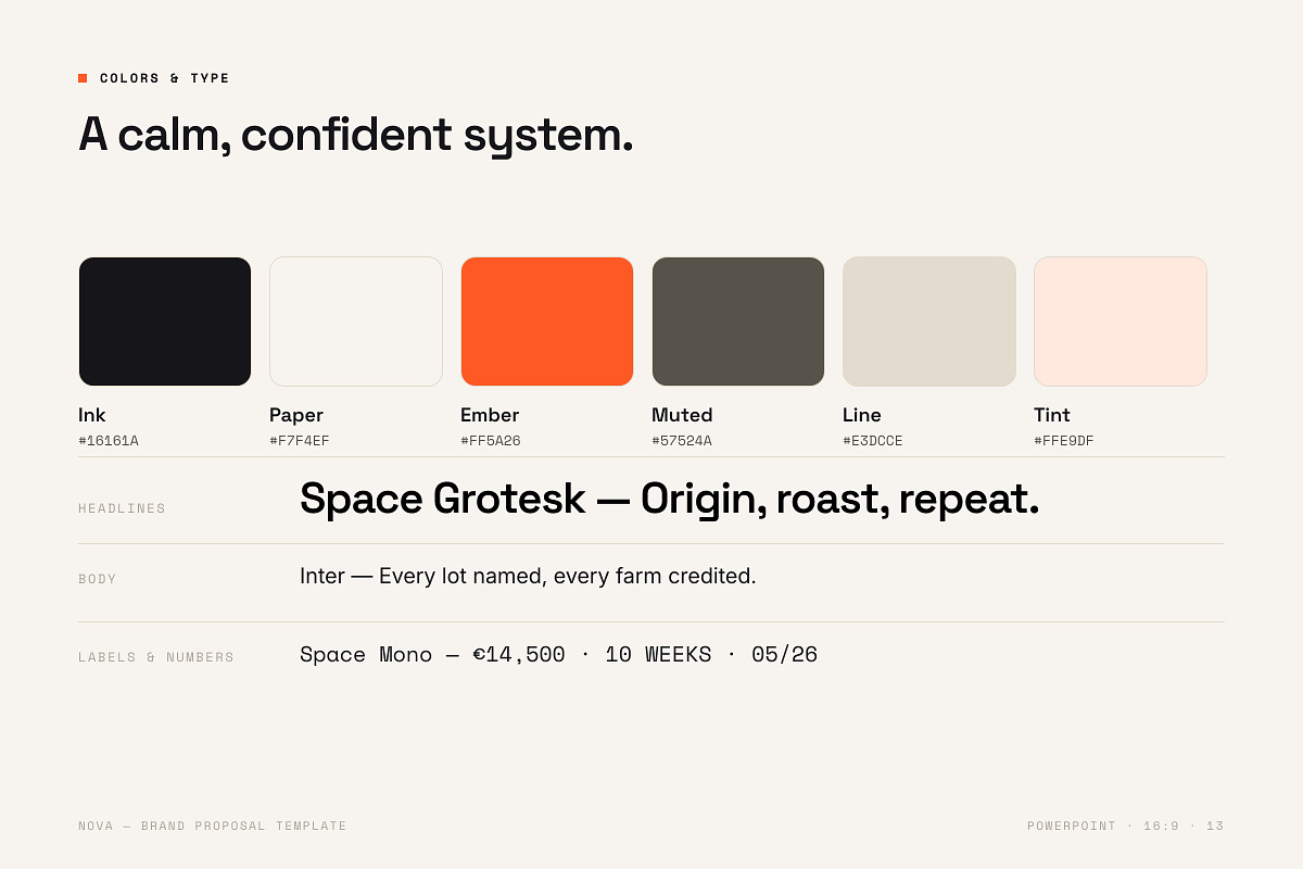 NOVA Proposal PowerPoint Template, a Presentation Template by Deck Atelier (Photo 13 of 13)