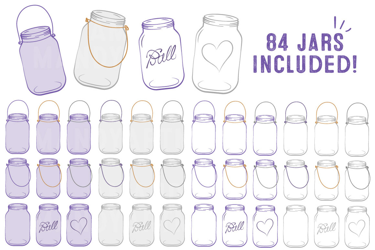 Purple Jar Vectors & Clipart, an Illustration by Amanda Ilkov (Photo 4 of 4)
