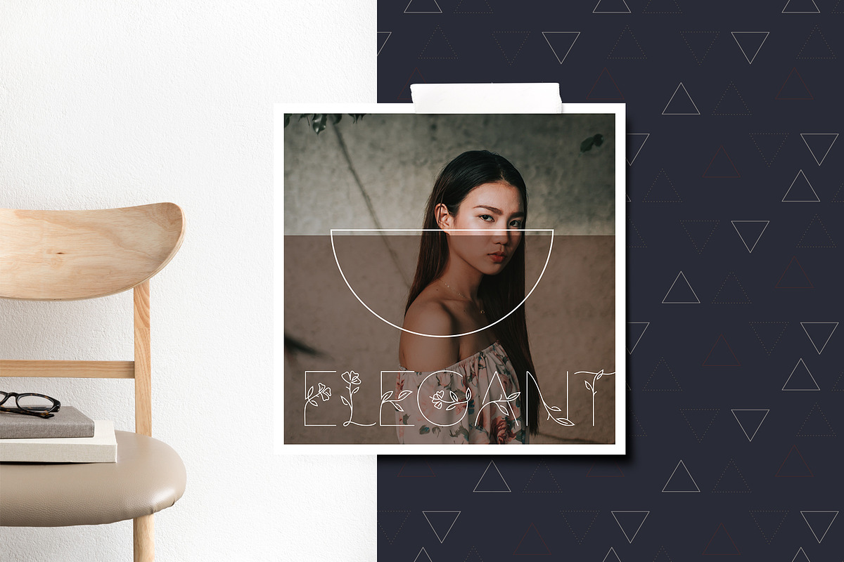 Florium - floral logo font, a Sans Serif Font by Favete Art (Photo 19 of 21)
