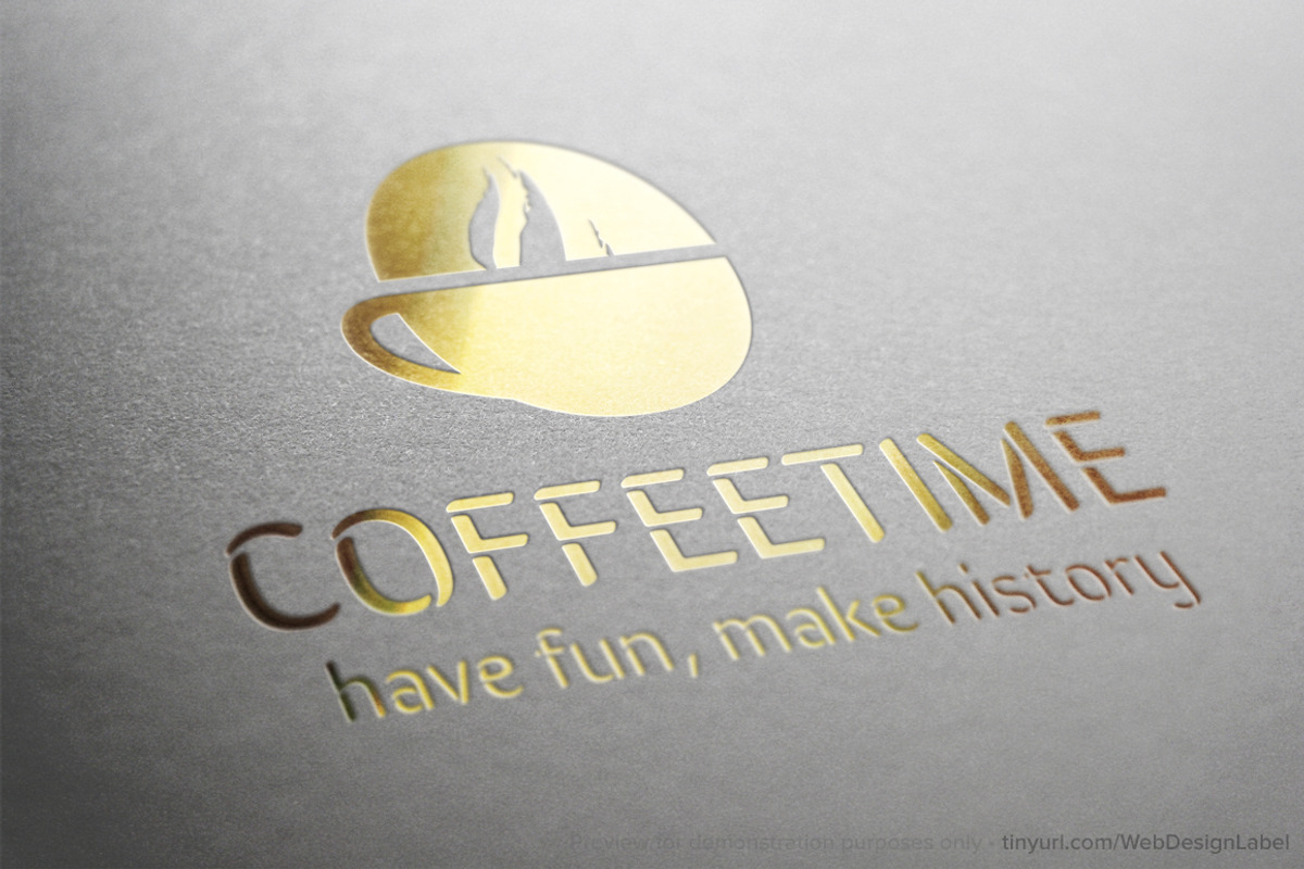 Coffee Time Logo, a Branding & Logo Template by Web Design Label (Photo 3 of 5)