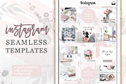 Instagram Posts Seamless Template, a Social Media Template by Bang Bang Bureau (Thumbnail 1 of 9)