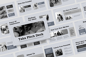 Taka : Pitch Deck Kit Google Slides, a Presentation Template by Punkl Camp