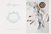 Vintage and classic wedding crest, a Decorative Illustration by Summer Nightingale Art (Thumbnail 2 of 6)