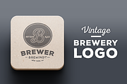 Brewery / Beer Logo I, Vintage, an Object Graphic by Onyx Templates (Thumbnail 1 of 2)