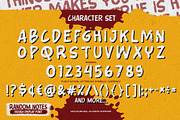 Random Notes - Rough Display Font, a Font by Gassstype (Thumbnail 7 of 8)