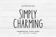 Simply Charming- Tall & Skinny Font