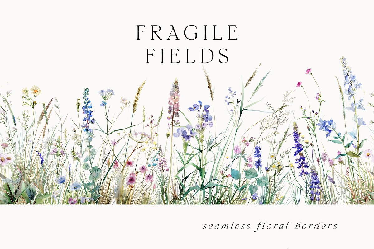 Waterolor Floral Borders Bundle, a Decorative Illustration by Lana Elanor (Photo 68 of 97)