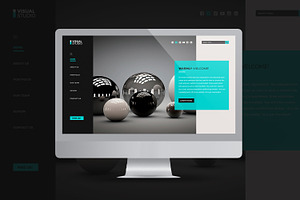 Creative Studio Website UI PSD