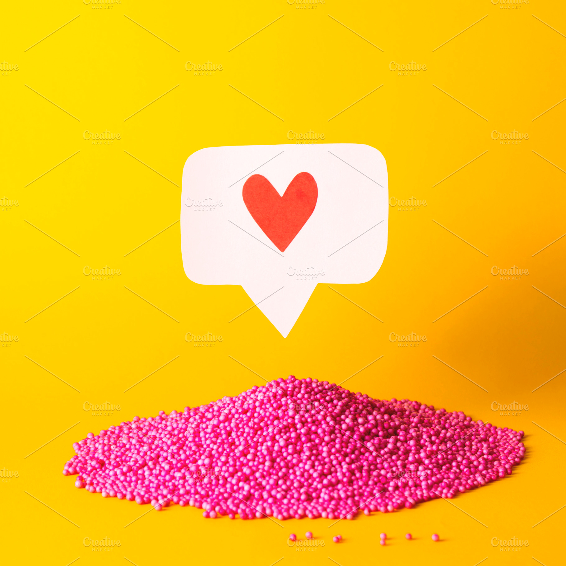 Social media heart icon featuring emoji, innovate, and electronic, an Arts & Entertainment Photo by Valeriia • Svitlini