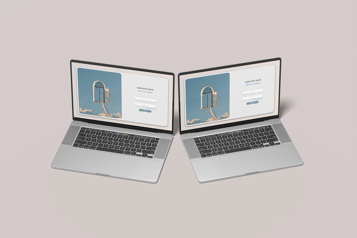 Macbook Mockup Set | 25 PSD files, a Mac Mockup by rahmatmoscae (Photo 13 of 26)