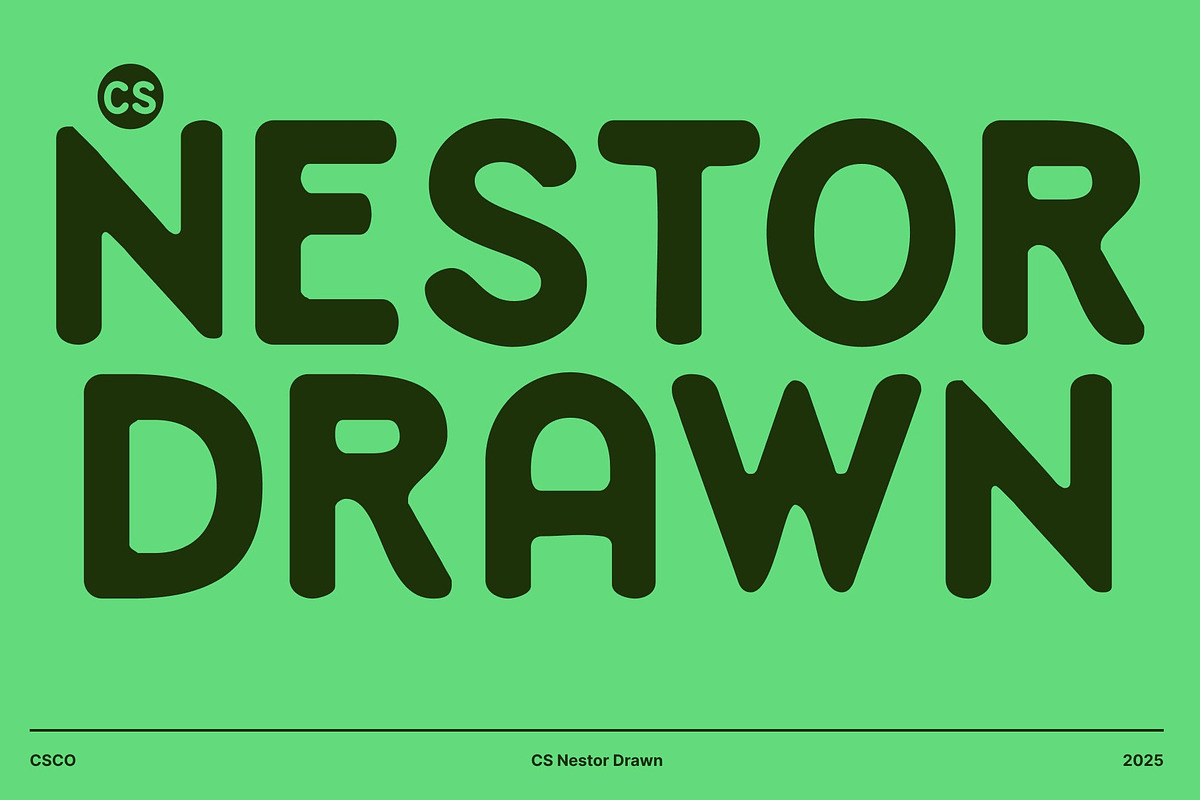 CS Nestor Drawn, a Sans Serif Font by Craft Supply Co. (Photo 1 of 8)