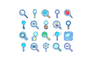 Magnifying glass search zoom, an Object Graphic by pikepicture