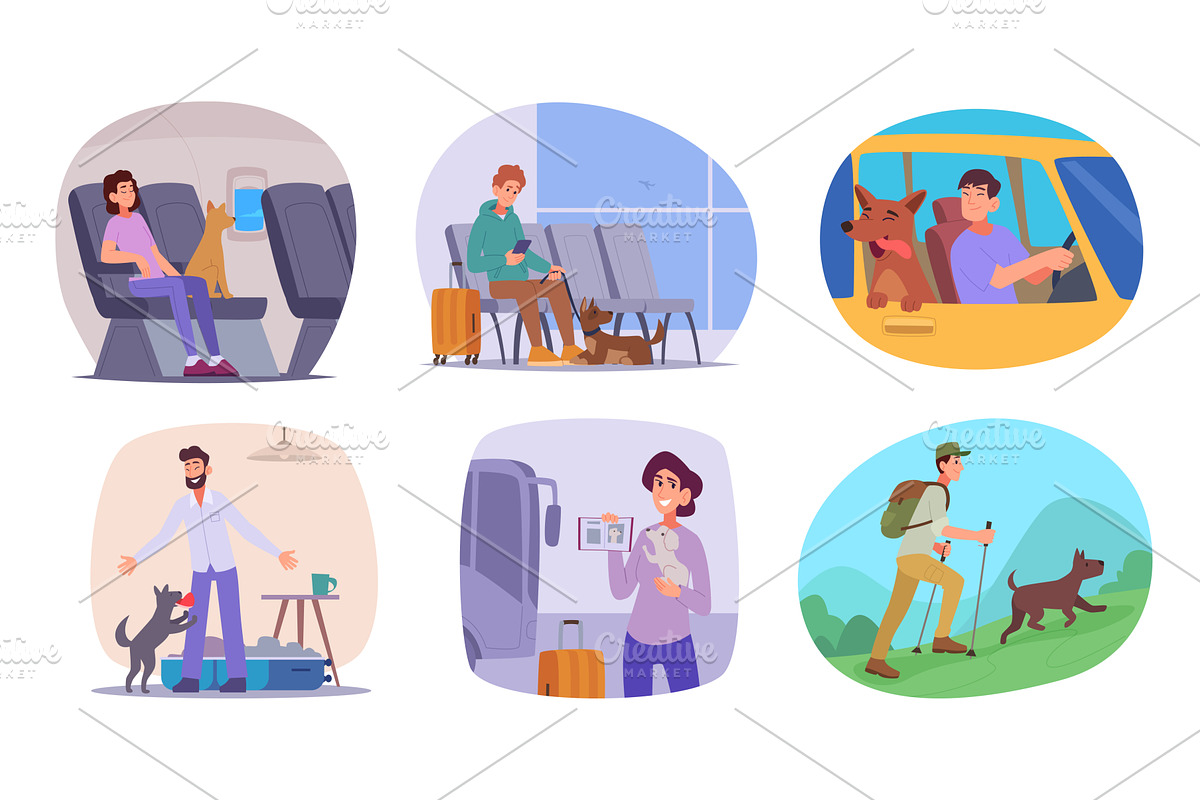 Travelling with animals. Happy, an Animal Illustration by Onyx