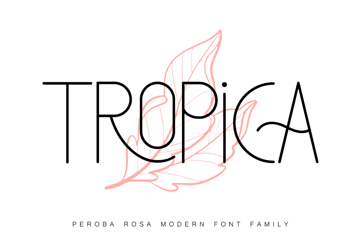 Peroba rosa - Modern Font Family, a Sans Serif Font by Yahya Type (Photo 11 of 16)