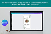 Minimalist Floral Funeral Invitation, an Invitation Template by SmmrDesign (Thumbnail 7 of 8)