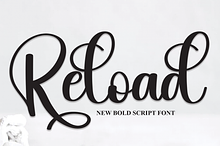 Reload | Script Font