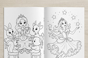 Magical Princess Coloring Book Vol45, a Person Illustration by ikarifq shop (Thumbnail 4 of 7)