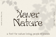 Xaver Nature Font, a Sans Serif Font by Xaver DesignStudio (Thumbnail 1 of 12)