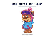 Set of Cartoon Teddy Bears 03., an Animal Illustration by KENO Mascots (Thumbnail 10 of 13)