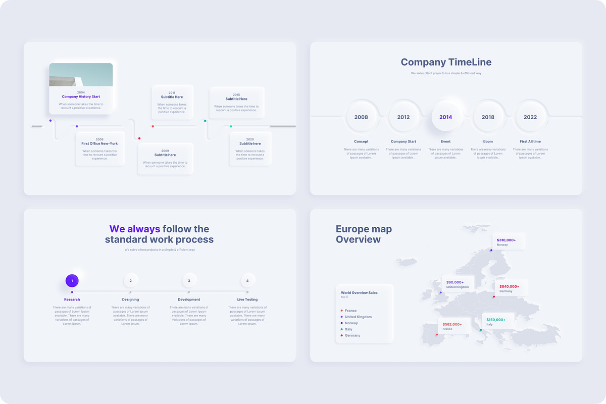 Neumorphic Presentation Template, a Presentation Template by TemplateZuu (Photo 34 of 48)