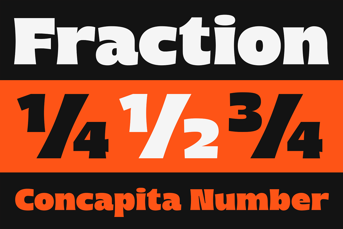 Concapita - Fat Display, a Sans Serif Font by LoneArmy (Photo 15 of 15)