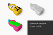 Plastic Detergent Bottle Mockup Set, a Cups & Container Mockup by Country4k (Thumbnail 2 of 4)