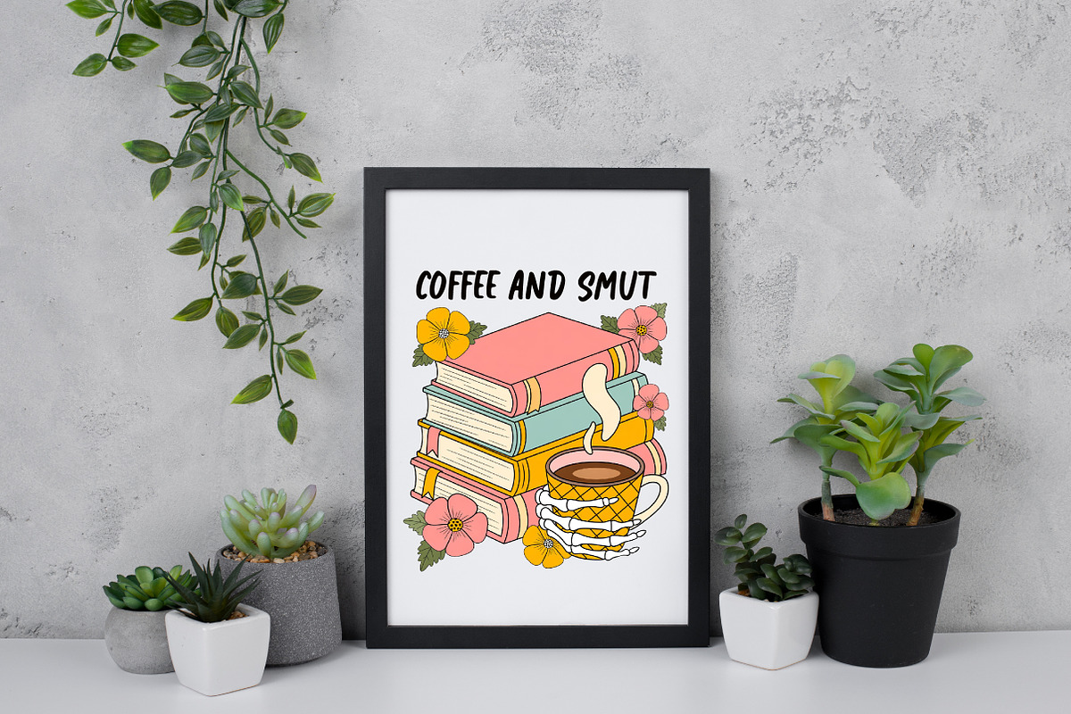 Coffee and Smut Png Sublimation, an Illustration by Daily.Designs (Photo 3 of 5)