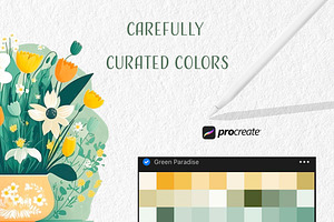 Color Palette Swatch Set Procreate