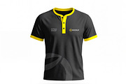 Polo & Crew Neck T-Shirt Mockup Set, a Shirt Mockup by graphypix (Thumbnail 6 of 14)