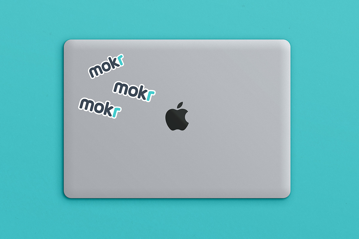 Logo Die Cut Sticker Mockup, a Merchandise Mockup by Mokr (Photo 2 of 5)