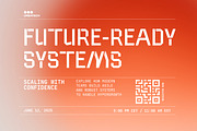 Tronx - Modern Futuristic Stencil, a Sans Serif Font by Imoodev (Thumbnail 2 of 10)