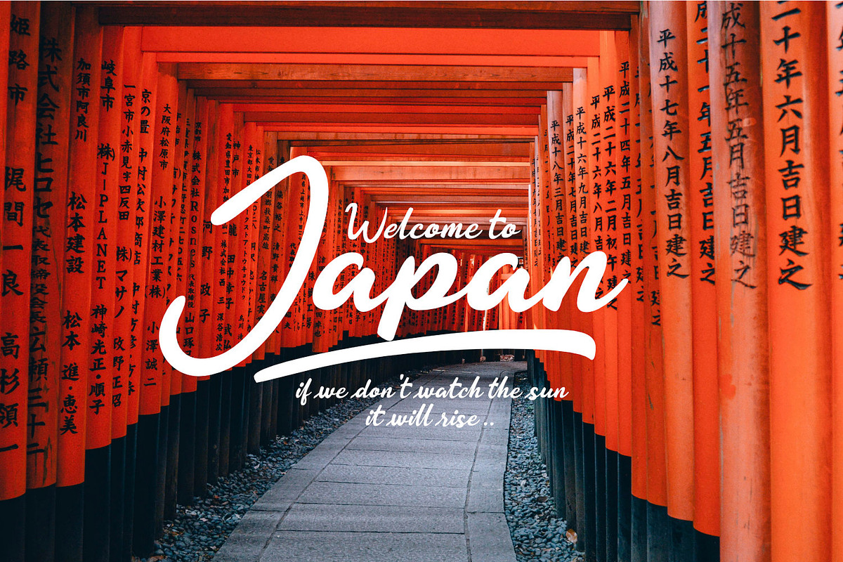Akira - Zenbrush Script, a Script Font by ikiiko (Photo 2 of 8)