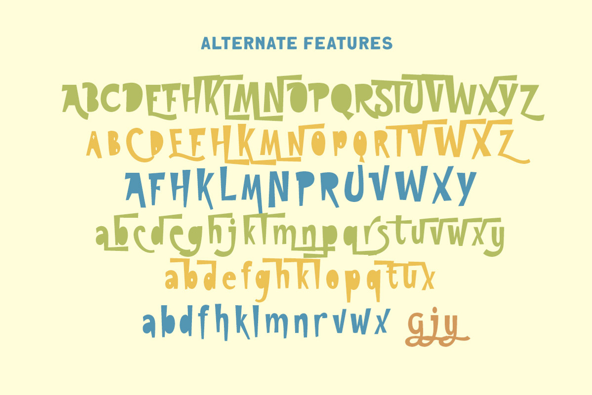Badami Playful Display, a Handwritten Font by Letterhend Studio (Photo 3 of 9)