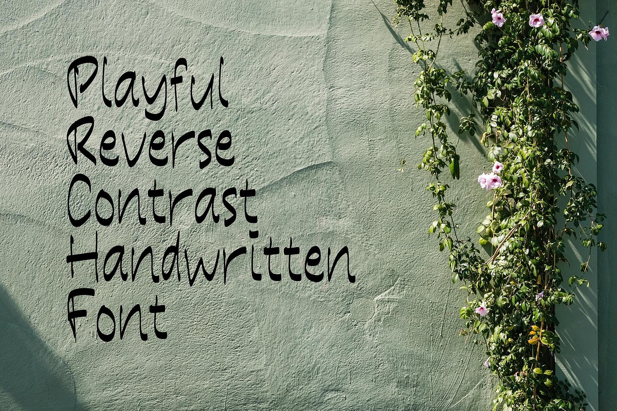 Jumping Jots - Playful Reverse-Contr, a Handwritten Font by Xelo Graph (Photo 3 of 6)