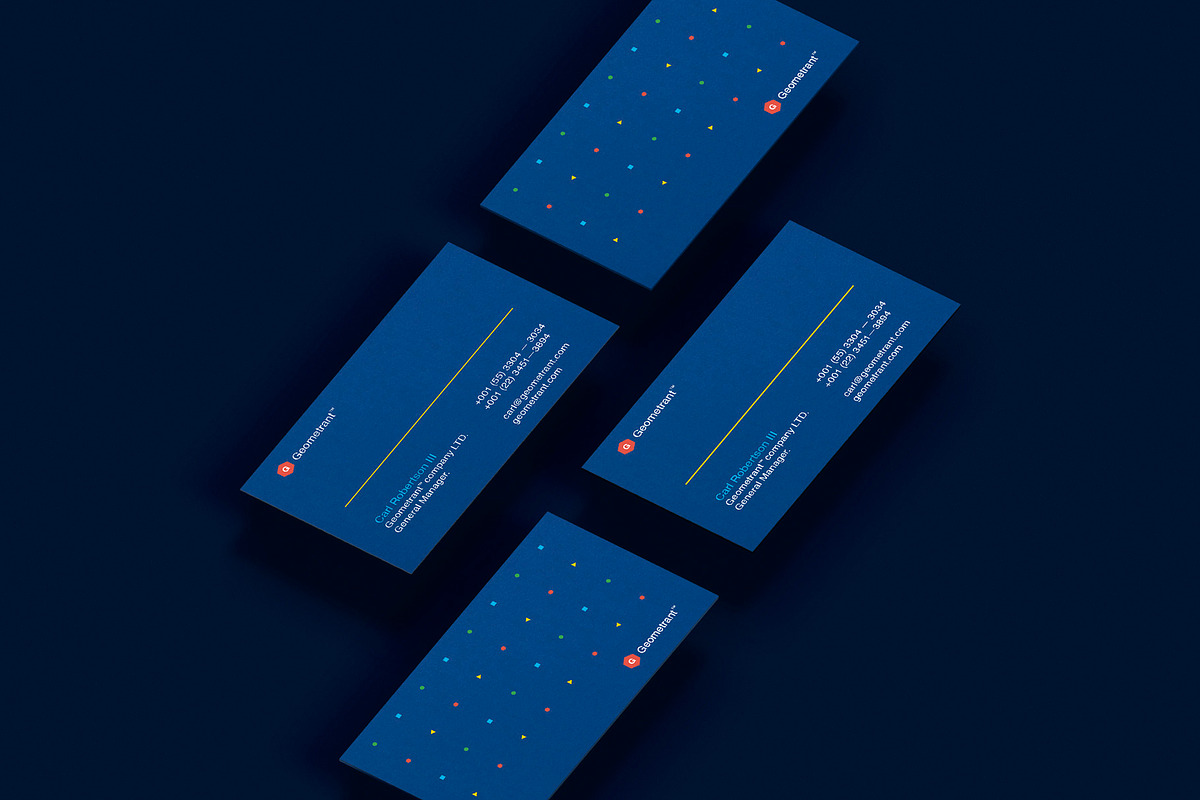 Business cards template: Geometrant, a Business Card Template by Srg® (Photo 3 of 4)