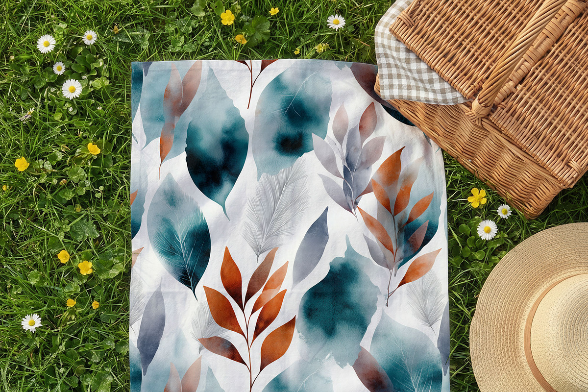 Picnic Tea Towel Mockup (PSD), a Household Mockup by 1001 mockups (Photo 8 of 18)