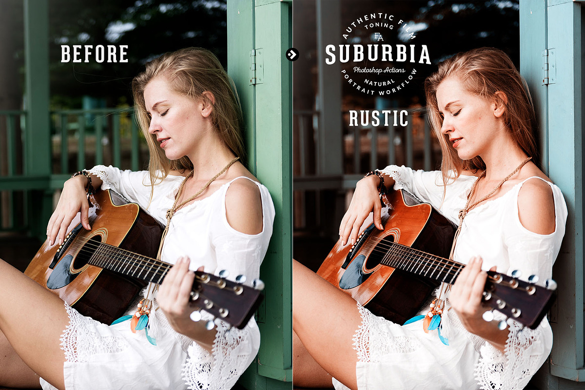 Suburbia Photoshop Actions, an Action Add-On by FilterAtelier (Photo 6 of 7)