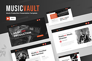 Music Production Powerpoint, a Presentation Template by SquidPixey (Thumbnail 1 of 7)