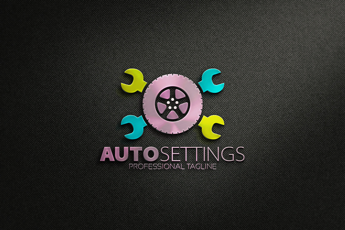 Auto Settings Logo, a Branding & Logo Template by essegraphic