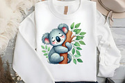 Watercolor Cute Animals Clipart, an Illustration by DreamCafeArt (Thumbnail 2 of 4)