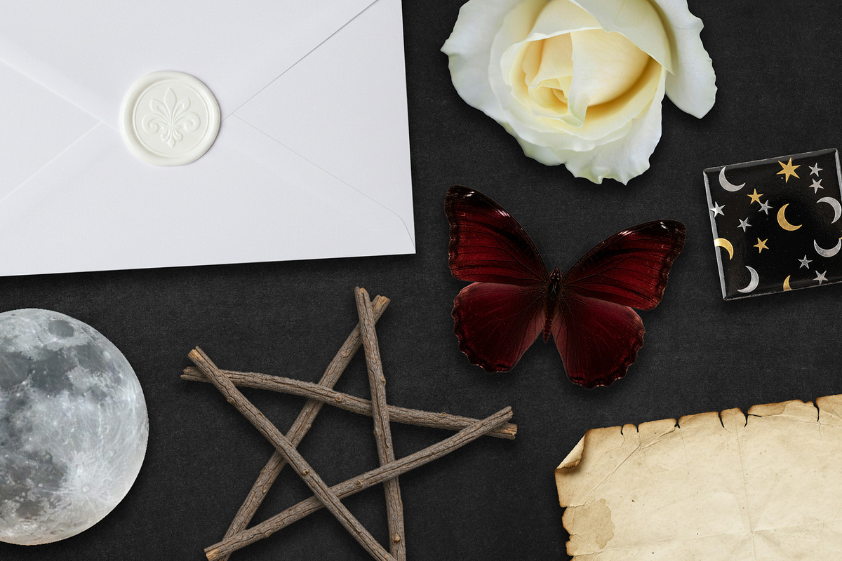 Witch's Magic Drawer Collage Kit, an Object Illustration by Vicccky (Photo 6 of 9)