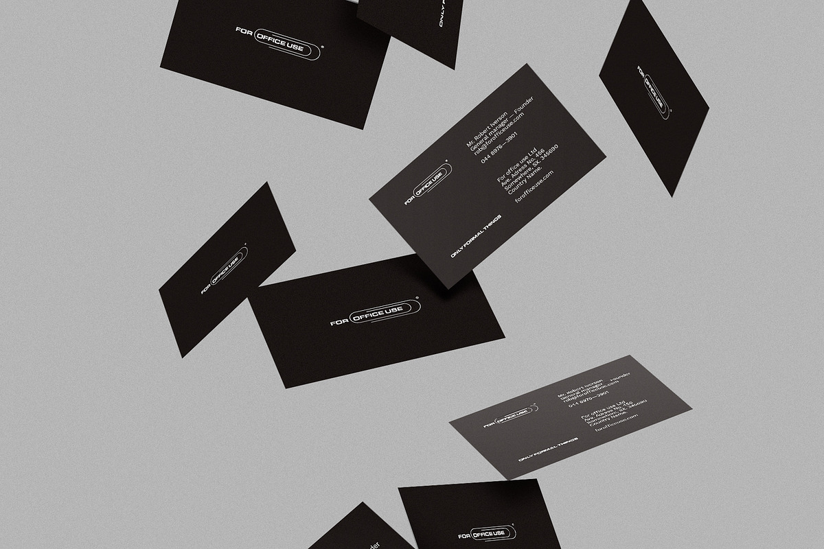 For office business cards template, a Card Template by Srg® (Photo 4 of 4)