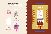 Piece of Cake Birthday Cake Clipart, a Decorative Illustration by Olia (Thumbnail 13 of 19)